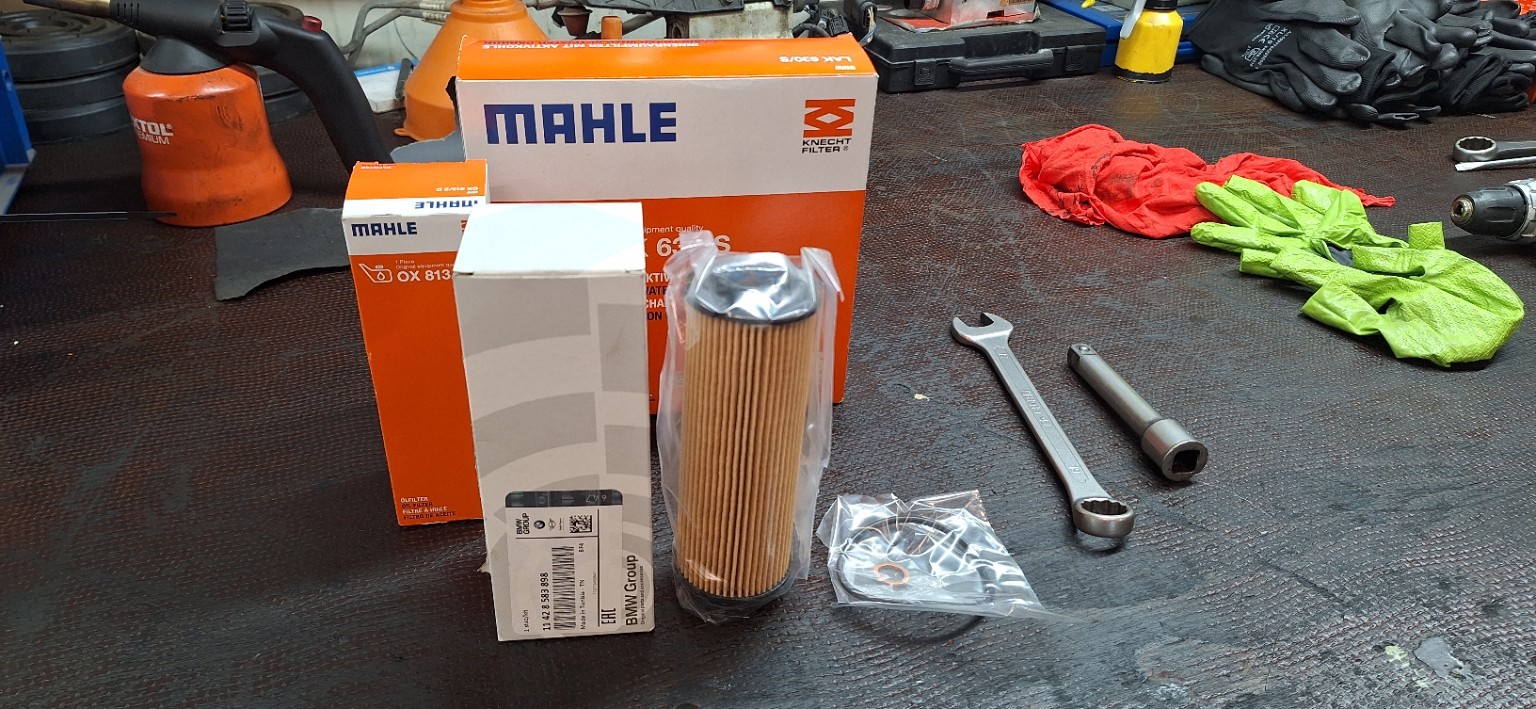 Gyári BMW és MAHLE szűrők